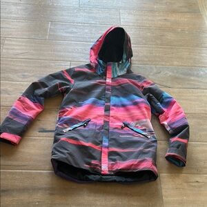 Burton Women’s Dryride Winter Ski  Jacket - Pink and Blue